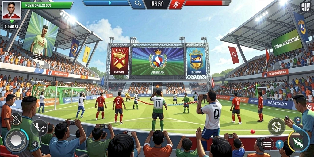 Screenshot karakter unik dalam 333V.