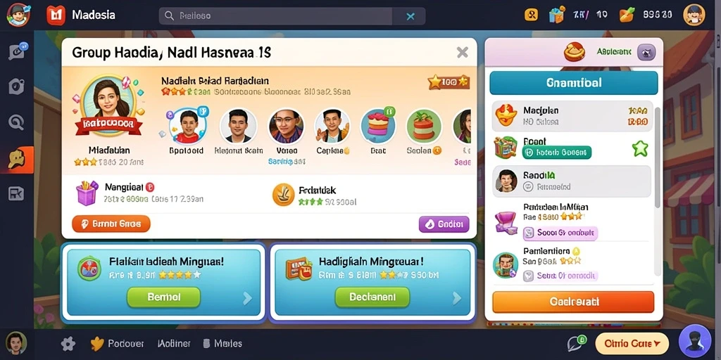 Fitur multiplayer untuk bermain bersama teman.