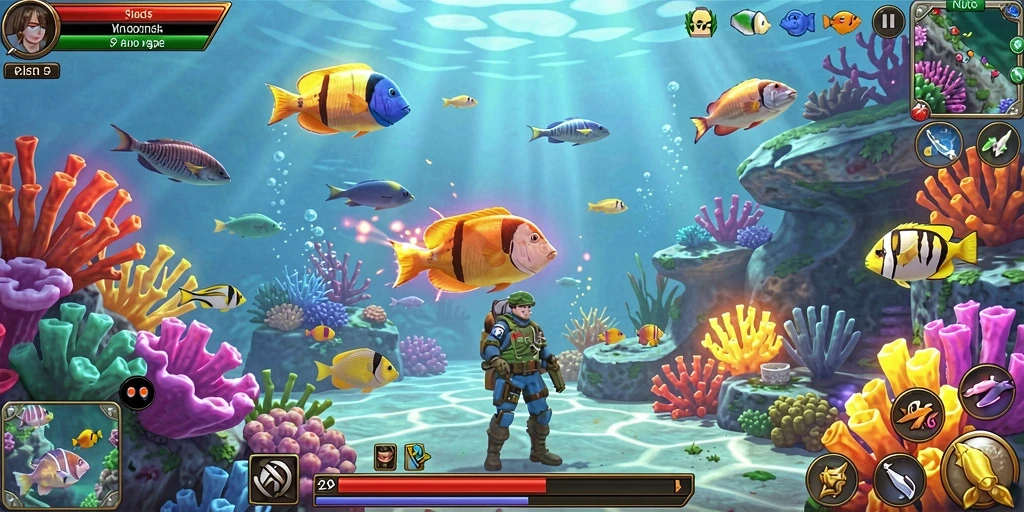 Screenshot memperlihatkan level baru yang menantang di KOPI4D.