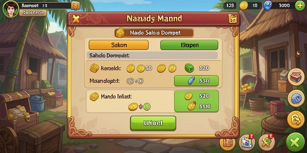 Mode permainan kompetitif yang menantang.