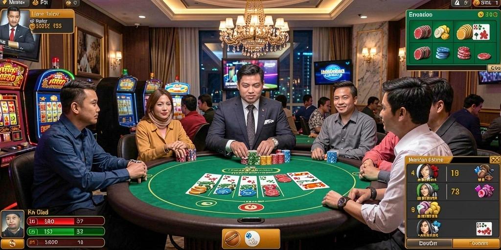 Leaderboards untuk melihat peringkat pemain.
