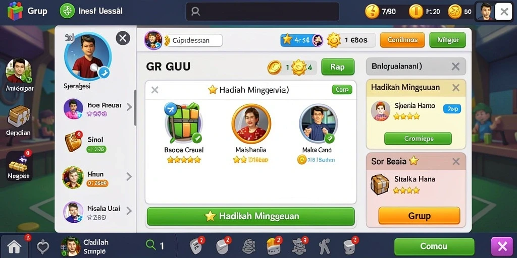 Momen seru dalam pertarungan melawan musuh.